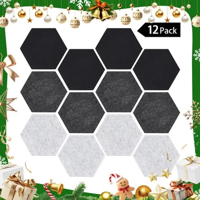 MARKENLOS Hexagon Akustikpaneele Selbstklebend Akustik Absorber Akustikplatten Studio Deko