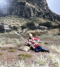 BRITAINS ANGLO ZULU WAR 20223 BRITISH 24TH REGIMENT OF FOOT LOADING