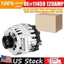 New Alternator for Chevy Equinox GMC Terrain 2010-2017 Buick Regal 120A 11459N