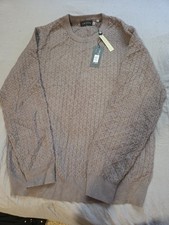 Men's large Sweater ELIE TAHARI Brownish Grey In Color New With Tags Free Ship