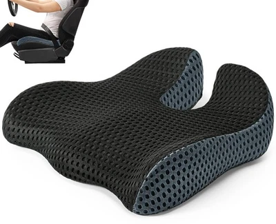 DREAMER CAR Car Seat Cushion, Broader Visibility with Wedge Design & Coccyx Sciatica Pain...