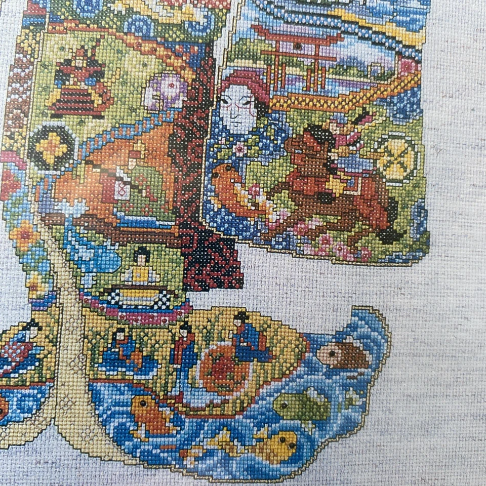 DESIGN WORKS “Geisha w/Kimono” Counted Cross Stitch Kit 16x20” **AS IS** NEW - Image 4 of 4