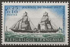 N° 1446**  JOURNEE DU TIMBRE 1965