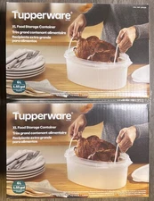 2-Pack Tupperware XL Food Storage Container 1.55 Gallon Item# 1874256