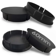Skino 4 X 60mm Universal Black Car Rims Wheel Center Hub Caps C 0