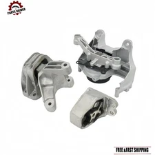 Set of 3 For Nissan Rogue 1.5L L3 Auto CVT Engine Motor Transmission Mount Kit