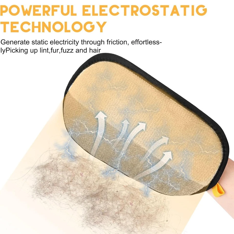 2025 Nuevo Guante para Mascotas Guantes de Acicalamiento para Gatos Depiladora para Mascotas Perros LO ÚLTIMO Foto 4 de 4