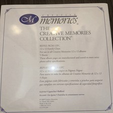 Creative Memories 12x12 Family Chart Refill RCM-12FC BLACK New
