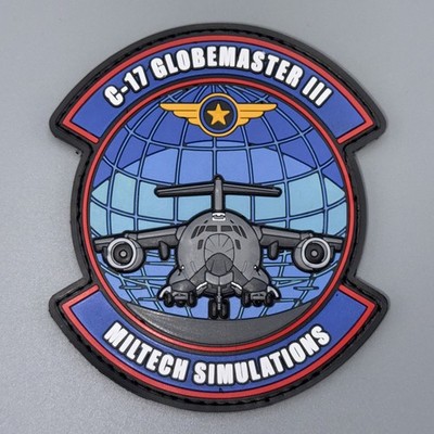 USAF Patch C-17 Globemaster III Miltech Simulations High Quality
