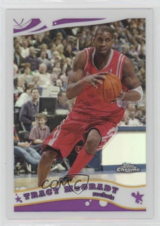 2005-06 Topps Chrome Refractor 873/999 Tracy McGrady #110 HOF m1f