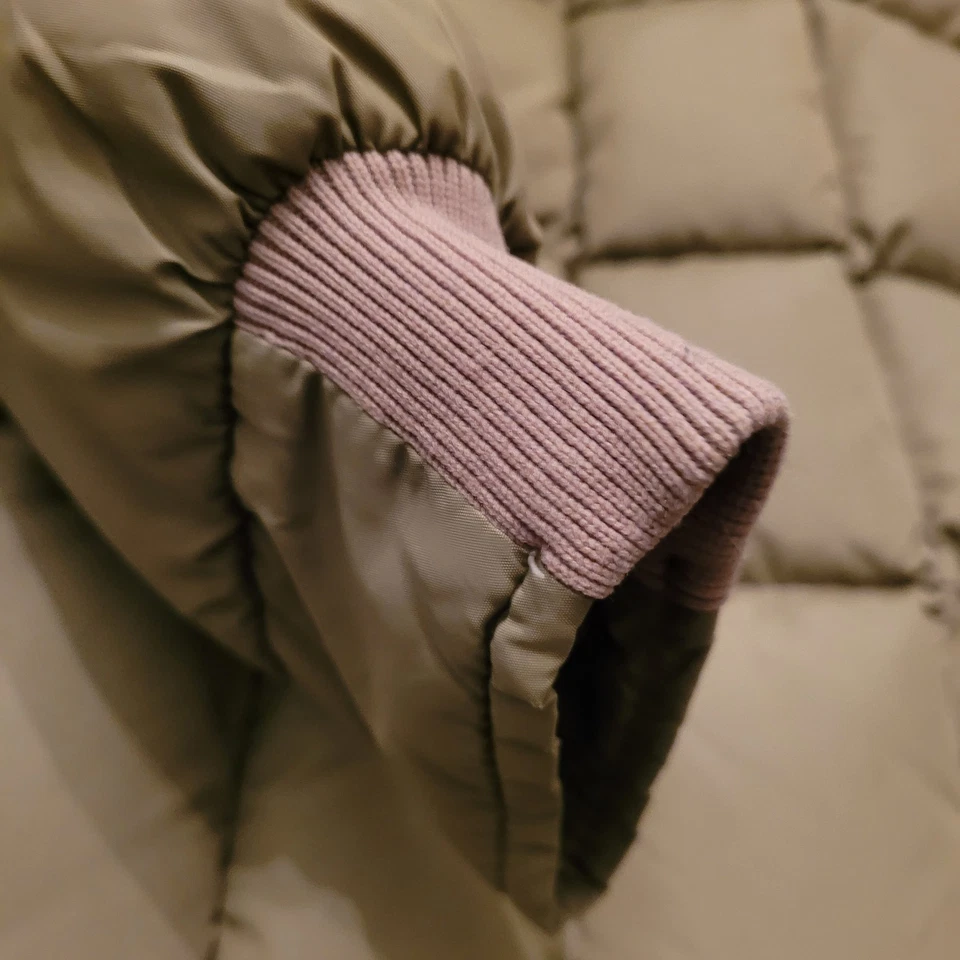 Vtg Mens Downright Comfy Jacket Coat Goose Down Insulated Zip Puffer USA S/M - Image 4 of 4