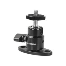 CAMVATE 1/4"-20 Mini Ball Head with Ceiling Mount for CCTV Video Mount