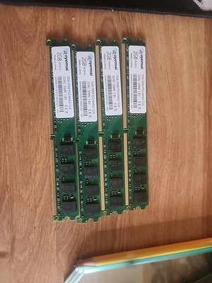 4X2Gb DDR2 RAM