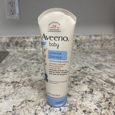 4 Pack Aveeno Baby Eczema Therapy Moisturizing Cream, Unscented, 7.3 oz
