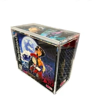 UV PROTECTED  Playstation LUNAR 2 Eternal Blue Complete Acrylic Case Magnet Lid