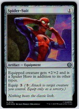 Spider-Suit 176 Uncommon Marvel's Spider-Man MTG Foil Near Mint