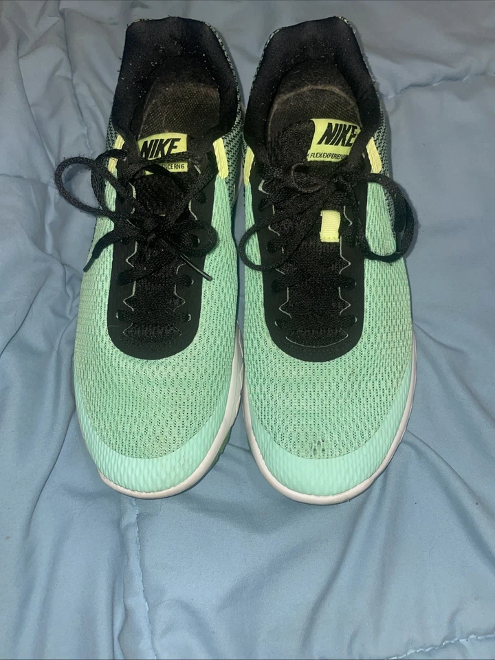 Nike Mujer Flex Experience RN 6 Correr Tenis Zapatos Tenis Tenis Verde Talla 10 Foto 4 de 4