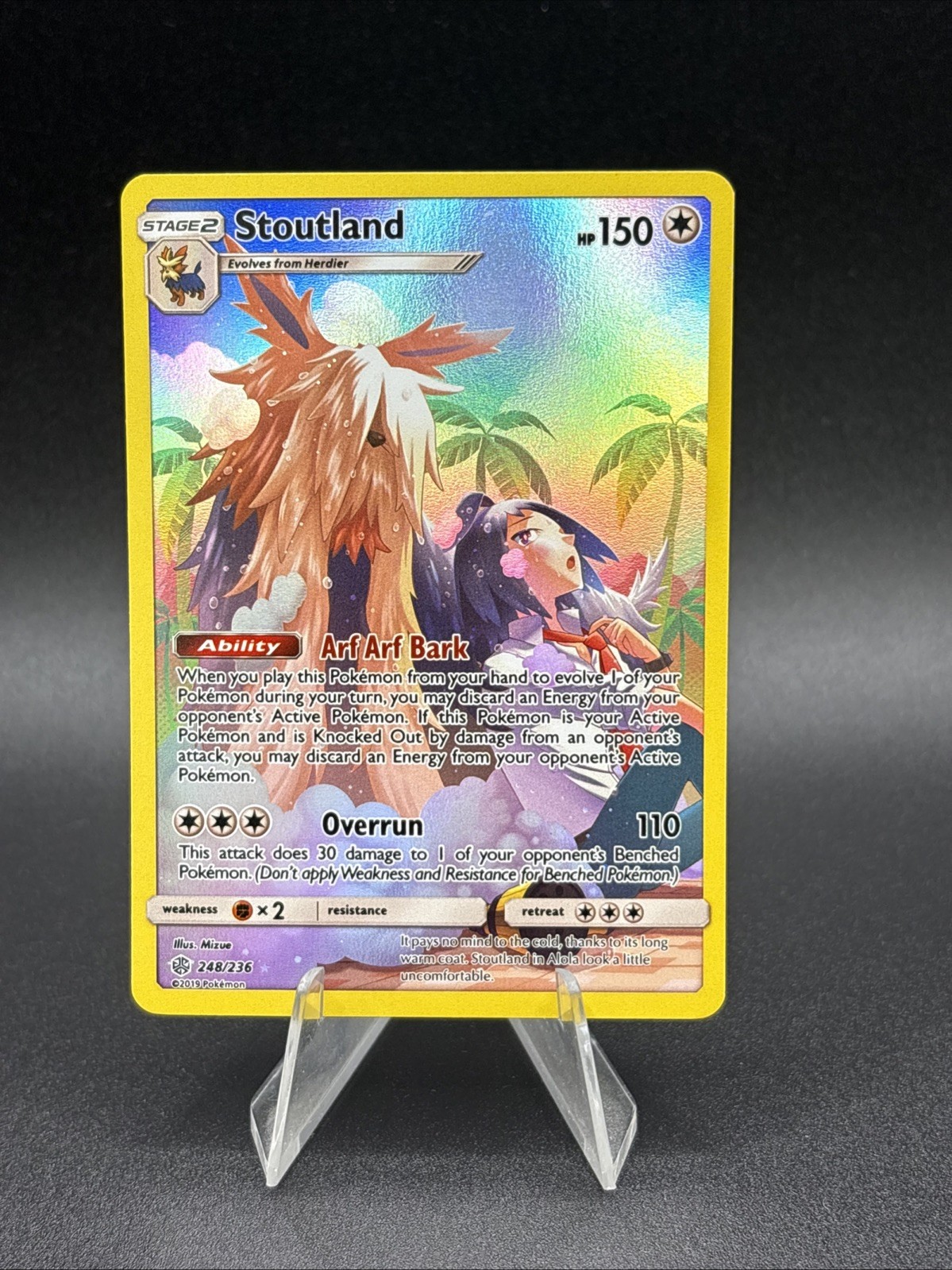 Stoutland (Secret) 248/236 Sm-Cosmic Eclipse Holo
