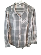Women's Time & Tru Flannel Size L ( 12-14)