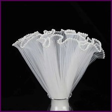 Pearl-edged bouquet wrapping paper, mesh flower wrapping paper, bouquet wrapping