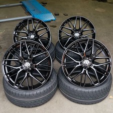 20 Zoll Alufelgen RW01 für VW Golf 7 6 5 7R 6R R32 GTI GTD GTE 57,1 ET45 Schwarz