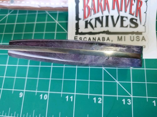 Bark River Fox River II LT Purple Maple Burl CPM-3V Fixed Blade Knife - Picture 10 of 24