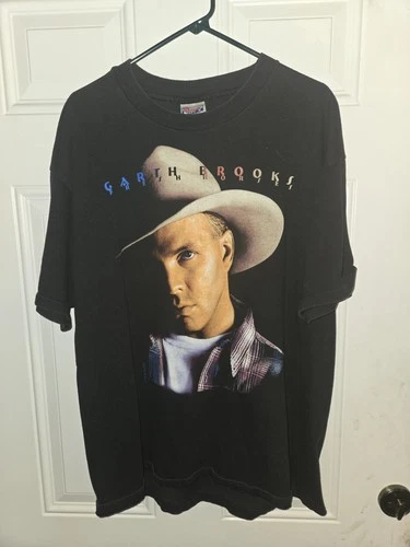 Vintage 90s Garth Brooks T-Shirt Fresh Horses Concert World 1990s vintage concert t-shirt, vintage, single stitch, B+ condition