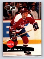 1991-92 Pro Set - John Druce #251 Washington Capitals Hockey Card