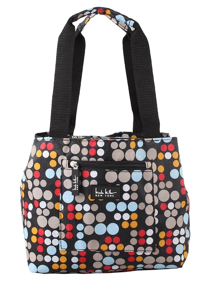 Bolsa de almuerzo aislada Nicole Miller - Bolsa de hielo refrigerador abierto lonchera para Foo... Foto 2 de 4