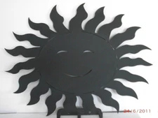 Steel Key Holder SUN PAINTED BLACK POWDER COATED
