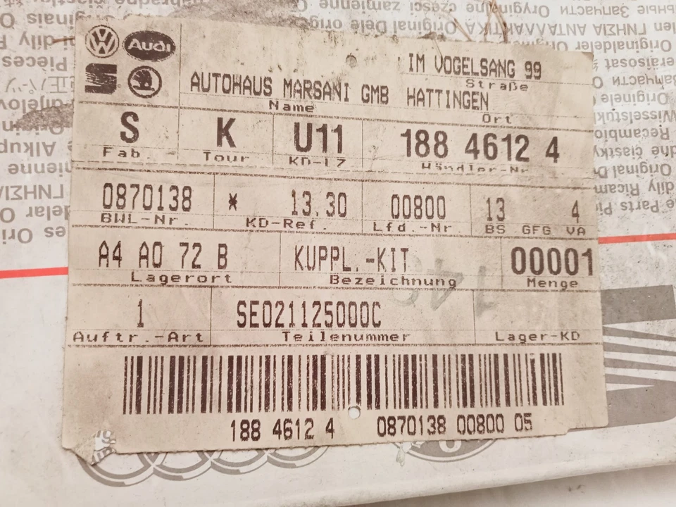 VALEO KIT3P 801019 Kupplungssatz ohne Ausrücklager - Image 2 of 2