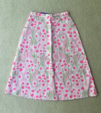 Vintage 1970's Lilly Pulitzer Liza Floral A-Line Skirt