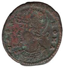 307–337 AD Constantine I Follis Coin – Romulus & Remus She-Wolf Ancient Rome