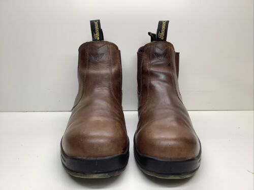 MENS THOROGOOD WORK DARK BROWN BOOTS SIZE 11 M - Picture 2 of 9