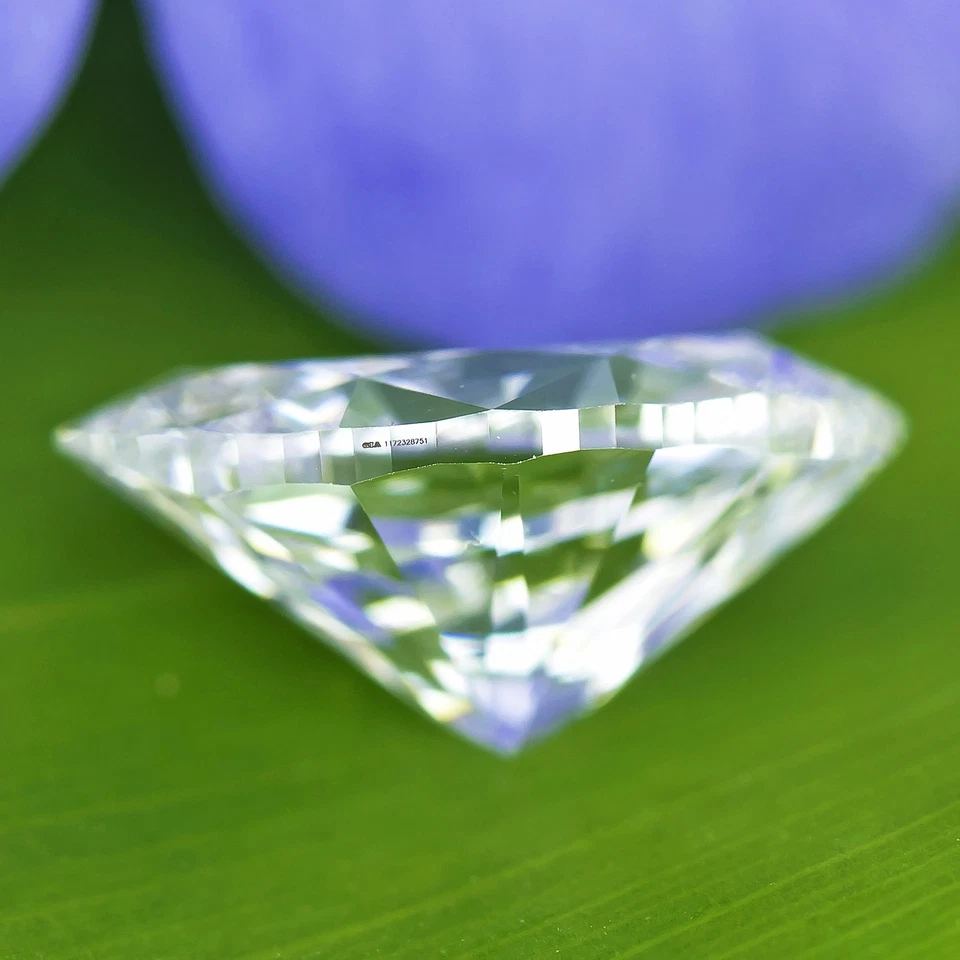 GIA Certified 3/4 carat Marquise Cut Natural Loose Diamond E VS2 ct Solitaire - Image 4 of 4