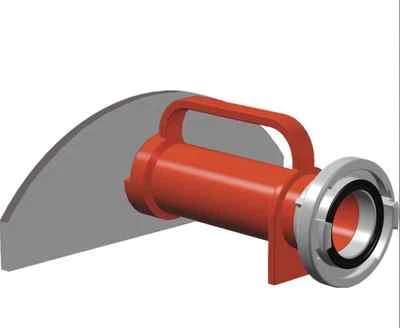 FEUERVOGEL Wasserschild Hydroschild Storz C Feuerwehr Wasserwanddüse C Kupplung