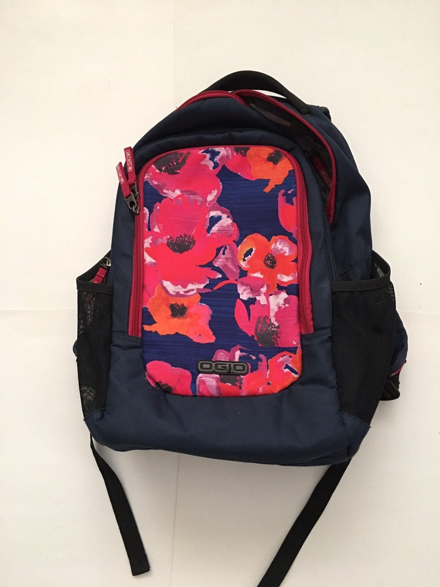 Womens OGIO Floral print/Navy Laptop sleeve Multi pockets  display picture 2
