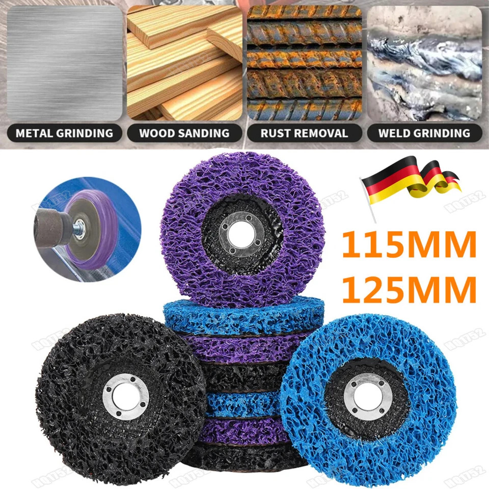 Rostio CSD Scheibe CBS Grob-Reinigungsscheibe Winkelschleifer 115mm/125mm DHL - Bild 1 von 4