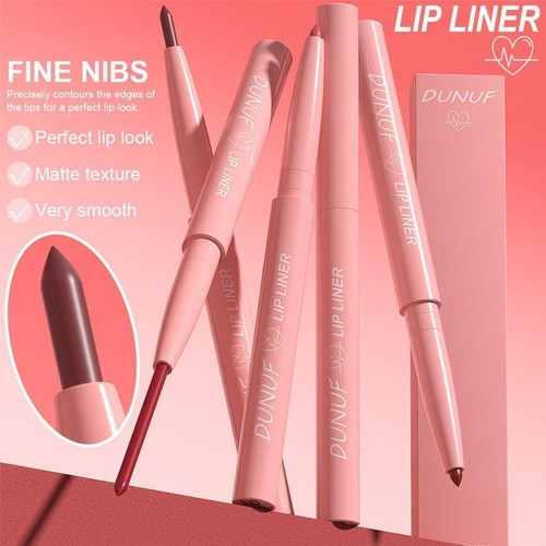 Waterproof Matte Lipstick & Lip Liner Crayon Long-Lasting Lip Liner Pencil B8C8 - Picture 6 of 30