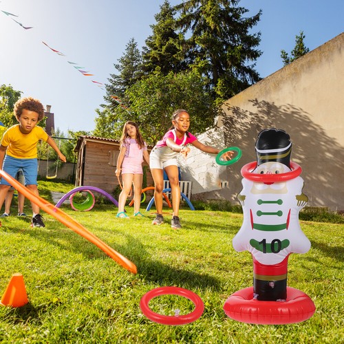 Aufblasbare Schneemann Spielzeug Aufblasbare Werfen Spiel Urlaub Werfen Spiele - Bild 2 von 12