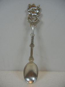 Vintage Alberta Canada Souvenir Spoon 9C Silver Plate Made In Holland