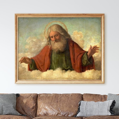 God The Father Jesus Christ Christian Bible God Wall Art Poster Print - Picture 4 of 6