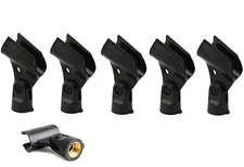 5 Pack sm58 mic Holder A25D Microphone Clip Replacement for shure SM58, SM57 