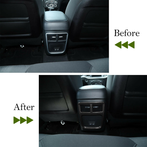 Carbon fiber Central Control Dash Decor Cover Trim Bezel for 2015+ Chrysler 300C - 第 90/371 張圖片