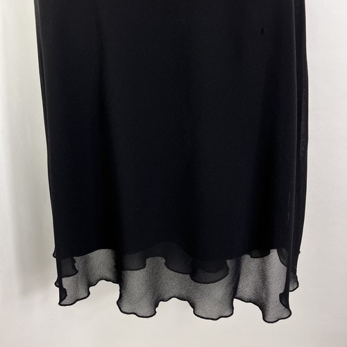 Sangria Dress Women's Petite 10P Sleeveless Sheath A-Line Lightweight Chiffon - Picture 4 of 13