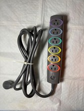 KENSINGTON SMART SOCKETS COLORED SURGE PROTECTOR, 6 OUTLETS, 8ft CORD KMW62144 