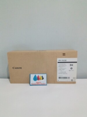 Canon PFI-703BK Black Ink Cartridge 2963B001 Exp 2015/01