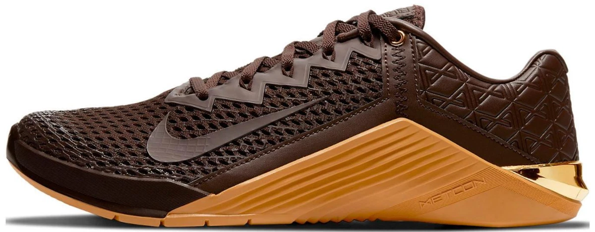 Nike Metcon 6 Training Sneakers Premium Baroque Brown Wheat Size 12.5 Men\'s 2021 Nike Metcon 6 Premium Baroque Brown Wheat SZ US 7.5  main image 2