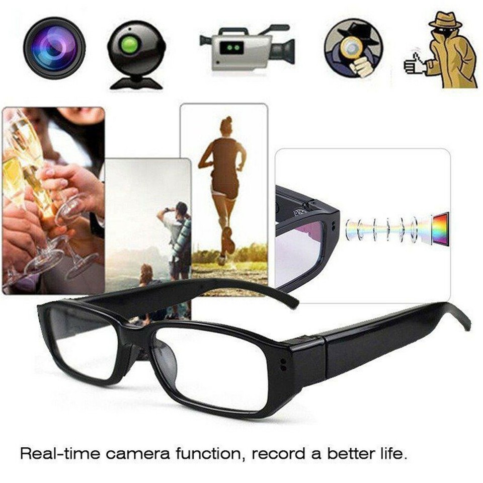 Mini Hidden Glasses Camera HD 1080P Eyewear Video Recorder DVR VR