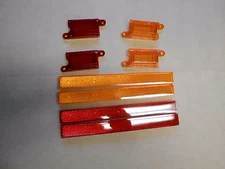  Fits 70 71 Cuda Barracuda Side Marker Light Lenses and Reflectors Lens Set NEW